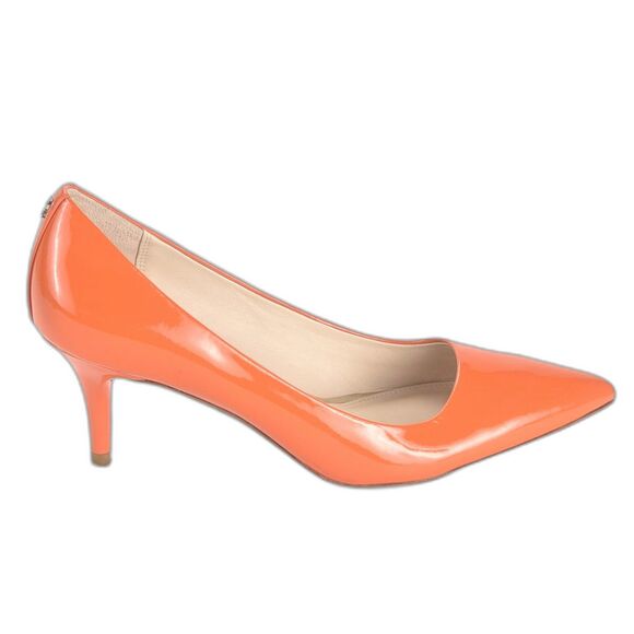 Coach Shoes - Coach Women's Lizzy Patent Leather Pump Bright Orange 3" Heel Size US/8